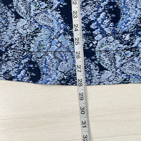 Joie Peasant Top Women Size XXL Blue Tie Neck Blouse Tunic Parisian Paisley - Picture 12 of 12